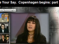 Anna Chen at Copenhagen Climate Change debate